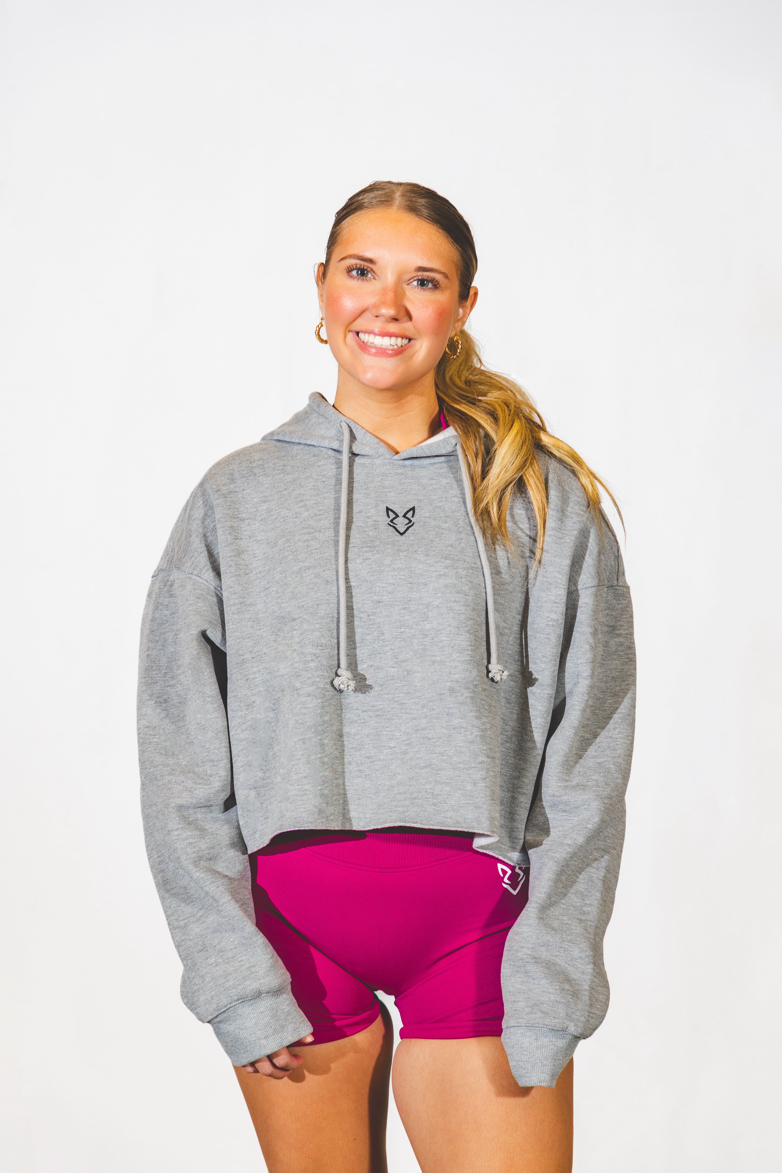 Cropped Hoodie – Iron Fox Fitness